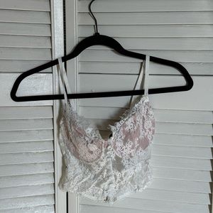 White Fox Fashion Fix Lace Bustier